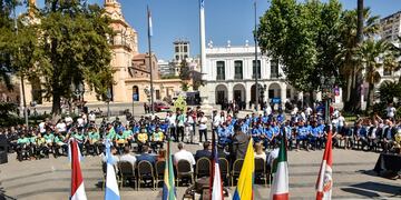 La presentación de la Copa América para ciegos, que arranca este domingo. (Gentileza prensa Municipalidad).