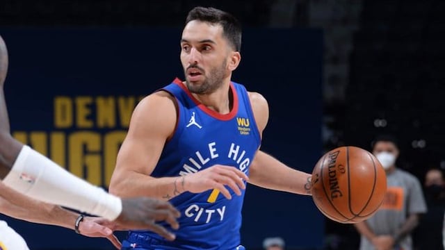 Un espectacular robo del cordobés dio paso a la remontada de los Nuggets.