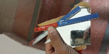 San Antonio: joven intentó introducir una hoja de sierra a la cárcel y fue detenido por la policía.