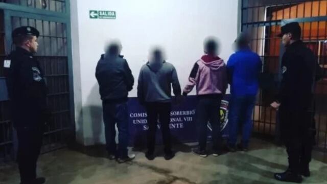 Cuatro detenidos por robo a mano armada en El Soberbio.