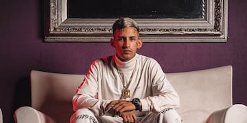 L-Gante le tiró a Zaramay. (Instagram)