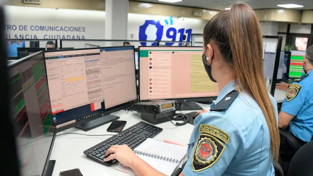 Operadora del 911. (Policía de Córdoba)