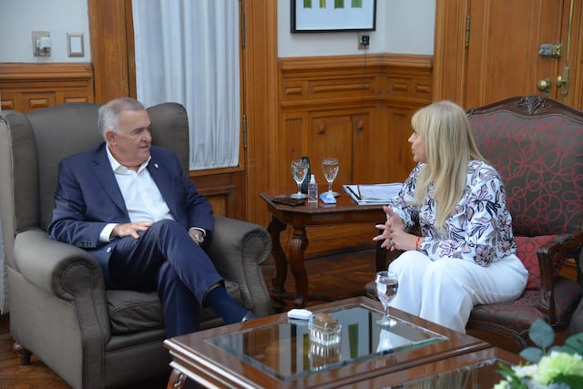 Osvaldo Jaldo y Rossana Chahla.