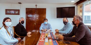 La reunión tuvo como marco la prorroga del subregimen industrial en la provincia.