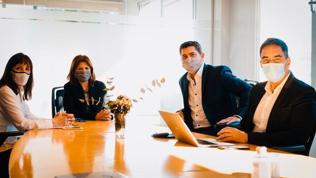 Susana Laciar, Patricia Bullrich, Marcelo Orrego y Enzo Cornejo