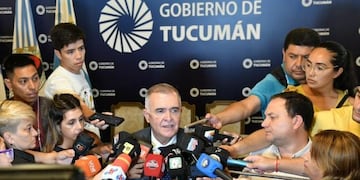 Osvaldo Jaldo, gobernador de Tucumán.