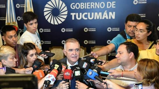 Osvaldo Jaldo, gobernador de Tucumán.