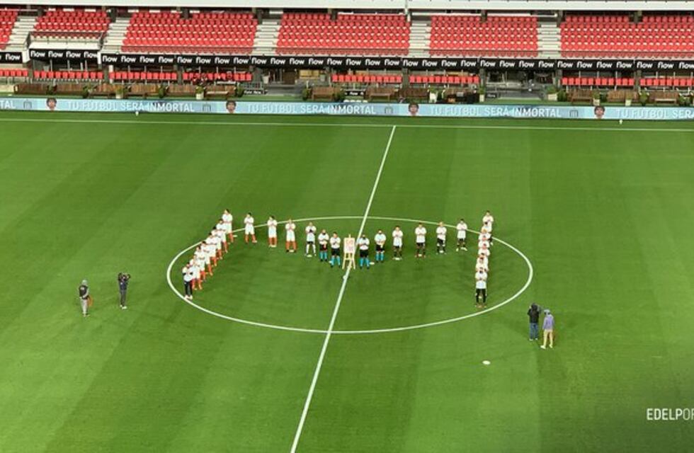 El emotivo homenaje del “Pincha” a Maradona