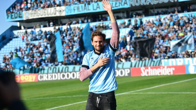 Franco "el Mudo" Vázquez, presente en Alberdi en la previa del partido de Belgrano con Estudiantes de Río Cuarto. (Javier Ferreyra/ La Voz)
