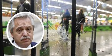 El presidente se puso a disposición de la comerciante. También se contactó Aníbal Fernández.