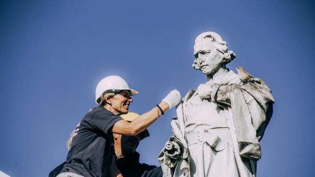 El municipio comenzó la restauración de monumentos de las siete plazas más antiguas
