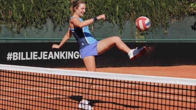 "Nachu" regresó al país para integrar el equipo argentino después de retirarse del WTA 250 de Bogotá. (Prensa AAT)