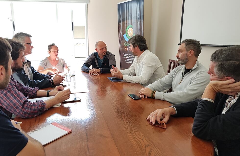 Por un convenio con UNER, Giano se reunió con la Asociación de Citricultores de Concordia