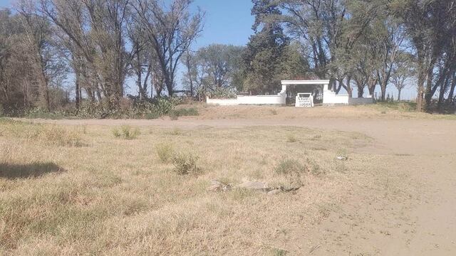 Los vecinos de Huinca Renancó denunciaron la aparición de un inesperado objeto en llamas.