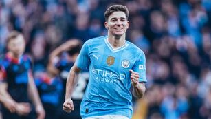 Julián Álvarez está imparable en la Premier (Prensa City)