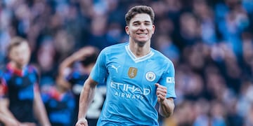 Julián Álvarez está imparable en la Premier (Prensa City)