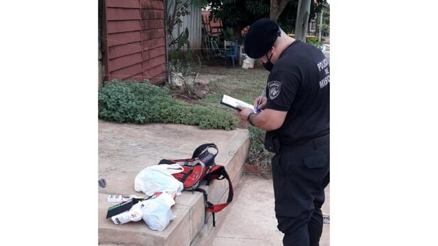 Robó elementos de un auto y terminó detenido