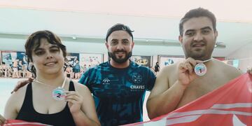 El equipo de natación PCD de Gonzales Chaves obtuvo medallas en un torneo nacional