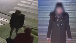 Una mujer apuñaló a su novio en plena calle