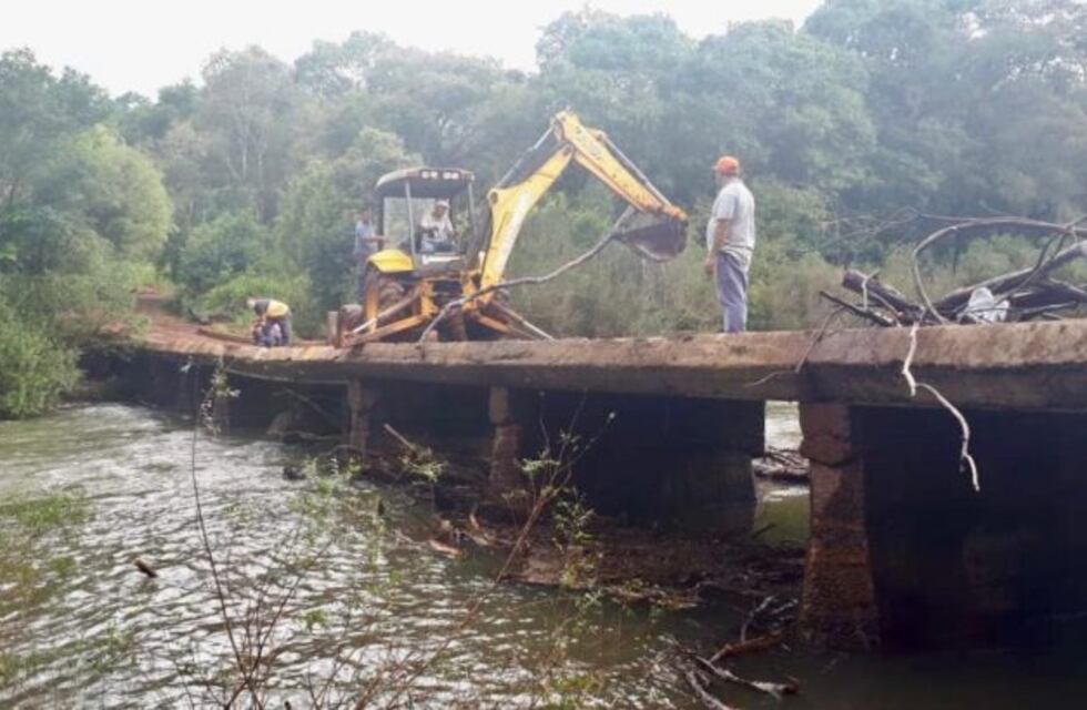 Eldorado: el Municipio trabaja en la limpieza de arroyos