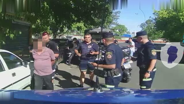 El sujeto quedó detenido tras amenazar a otro automovilista.