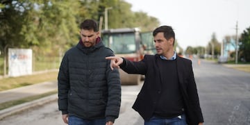 Viotti recorrió la obra del acceso este de Rafaela