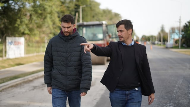 Viotti recorrió la obra del acceso este de Rafaela