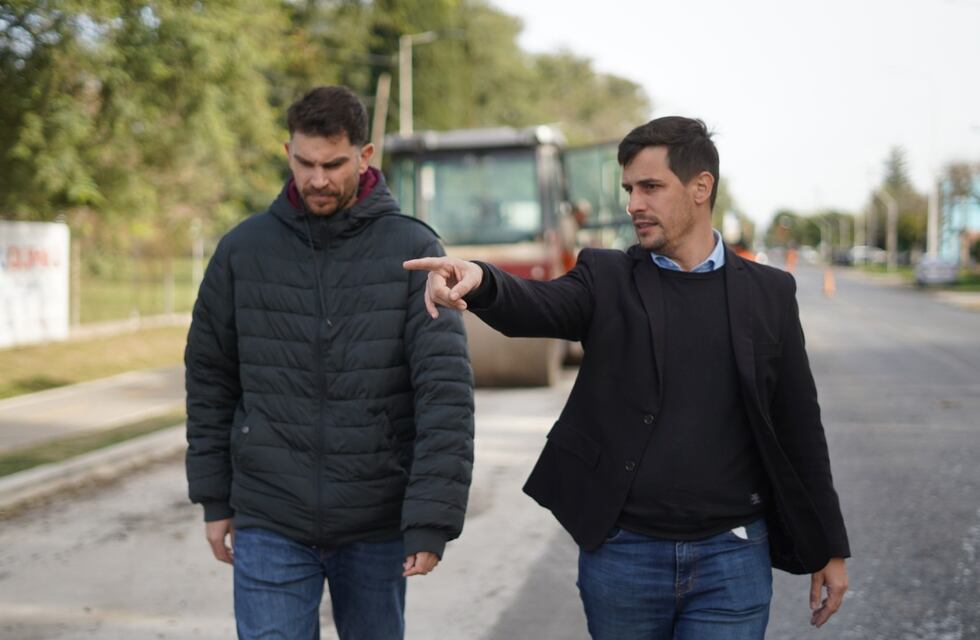 Viotti recorrió la obra del acceso este de Rafaela