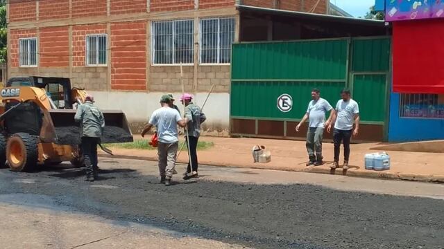 En esta jornada los trabajos se centrarán en calles Salto Tres Mosqueteros y Rene Favaloro, y la rotonda de Néstor Kirchner.