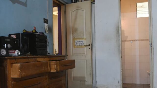 Uno de los ambientes en donde estuvo cautiva la mujer.