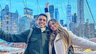 La pareja viajó a Nueva York a fines del año pasado.
