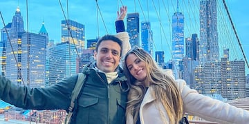 La pareja viajó a Nueva York a fines del año pasado.