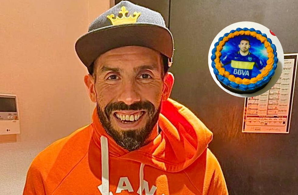 Como el Dibu Martínez, Carlos Tévez también tiene alfajores mendocinos con su cara