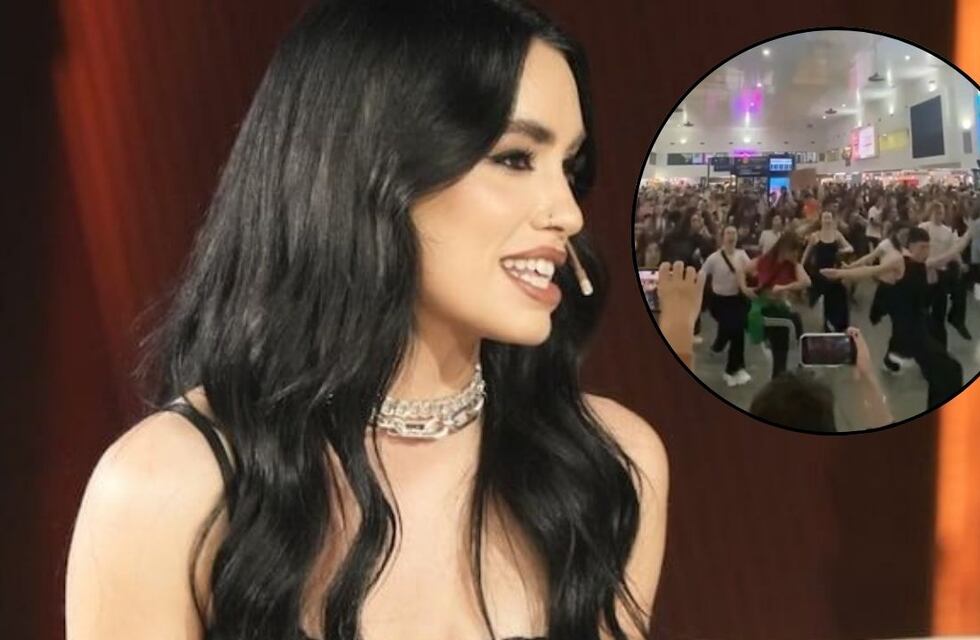 Multitudinaria coreografía de “Fanático”, de Lali, en la Estación Once: el reclamo de la UNA