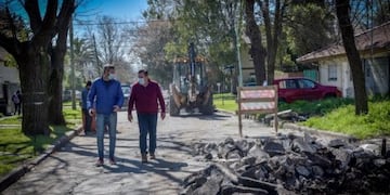 Son 5 mil metros cuadrados que se reparan en este barrio. De forma simultánea, el Ente se encuentra trabajando en 11 frentes.