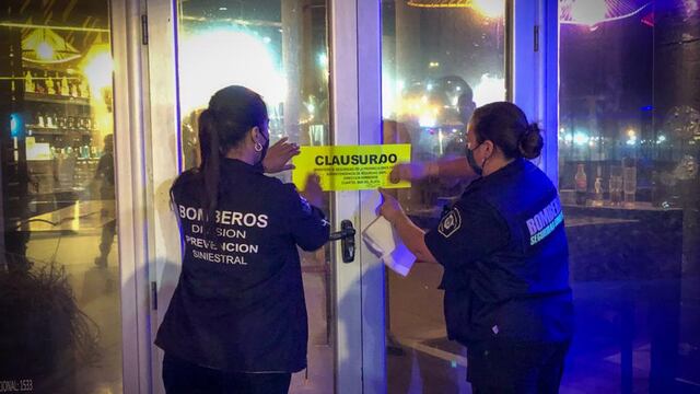 La clausura del boliche en el que golpearon a Matías Montín.