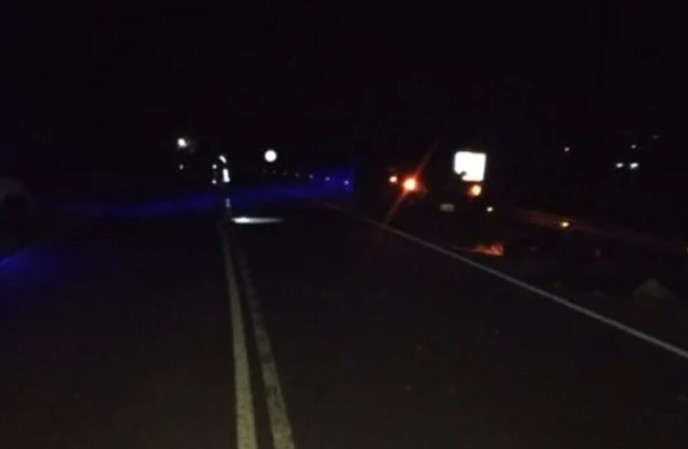 Despiste fatal en Colonia Alicia: un motociclista fallecido