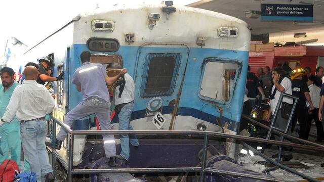 Tragedia de Once. (Archivo/Télam)