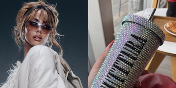 Tini Stoessel lanzó su propio vaso.