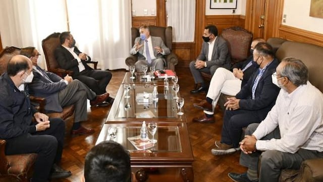 Jaldo se reunió con el ministro Cabandié.
