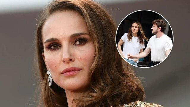 Tras su divorcio, Natalie Portman se mostró muy feliz con un actor 14 años menor y despertó rumores de romance