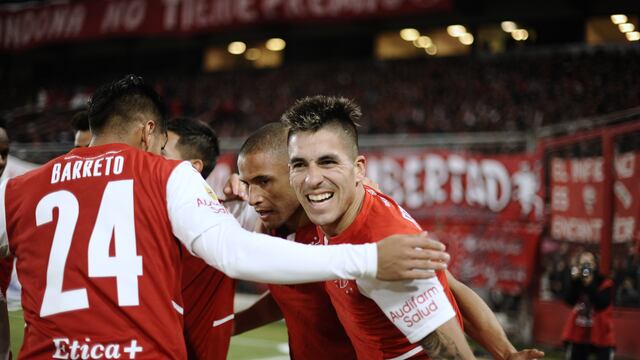 Leandro Fernández marcó de penal el segundo gol de Independiente.