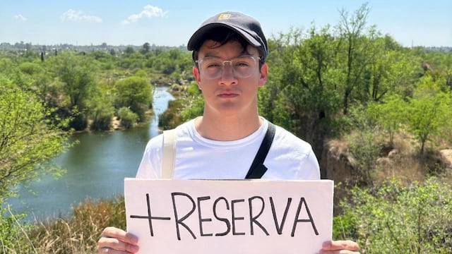 Agustín Cerda, el ambientalista de la ciudad de Córdoba.