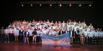 Rodríguez Larreta y sus aliados en la cumbre de este jueves en Costa Salguero.