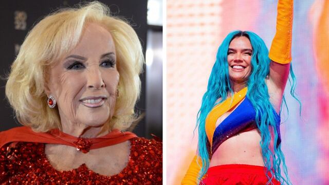 Karol G citó la famosa frase de Mirtha Legrand en su concierto y la diva reaccionó en Twitter.