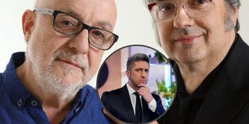 Jey Mammón se reencontró con Juan Carlos Baglietto y Lito Vitale.