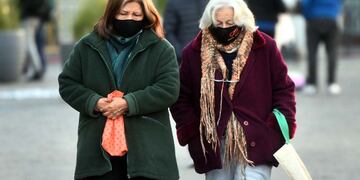 Mañana muy fría en la ciudad de Córdoba. 
-0,5 bajo cero a las 6 am
(Pedro Castillo/ La Voz)