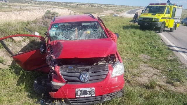 Lesionados en accidente en la Ruta 33