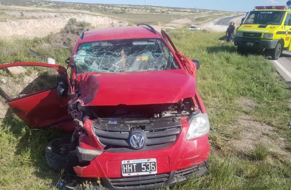 Accidente en la Ruta 33 con varios lesionados
