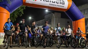 Nueva bicicleteada nocturna